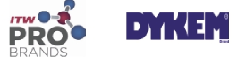 A logo of the company dhl.