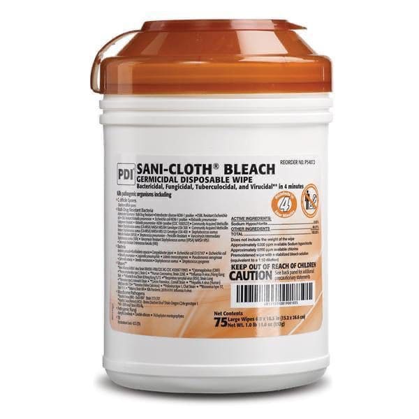 Sani-Cloth bleach