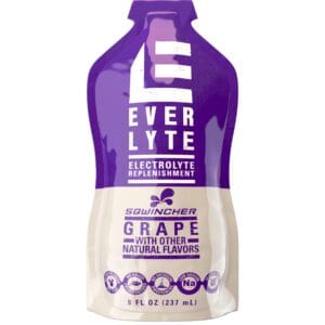 A bottle of everlyte electrolytes is shown.