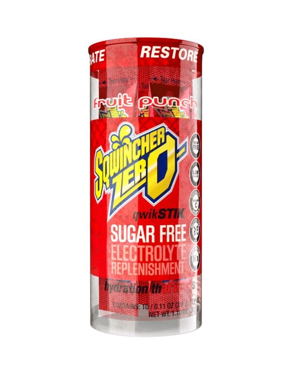 A can of sugar free electrolyte drink.